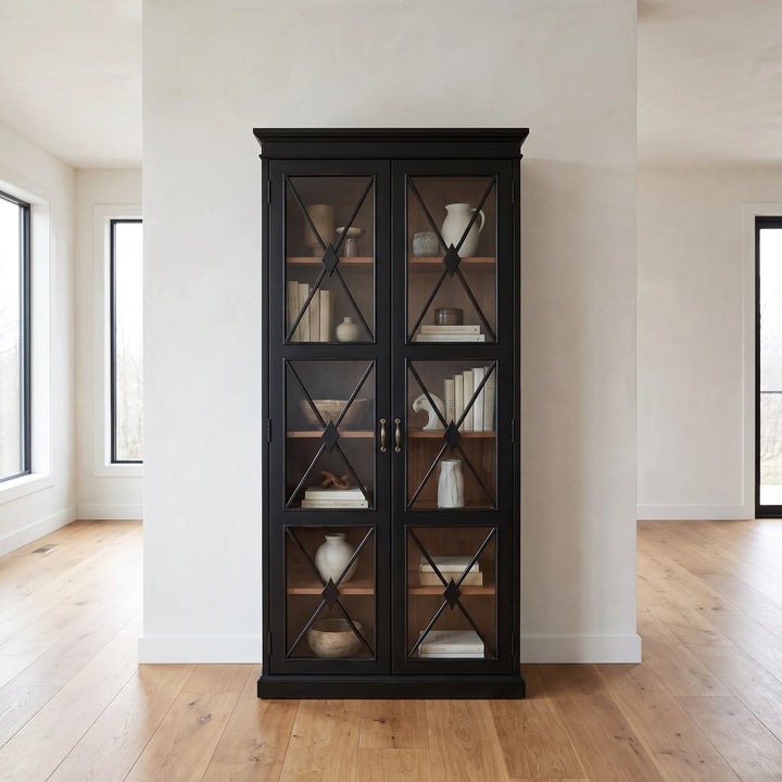 Sanctuary Two-Door Thin Display Cabinet clearance Hooker Furniture