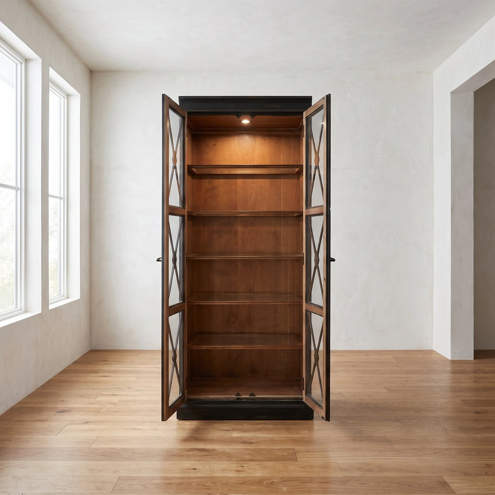 Sanctuary Two-Door Thin Display Cabinet clearance Hooker Furniture