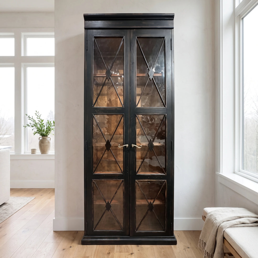 Sanctuary Two-Door Thin Display Cabinet clearance Hooker Furniture