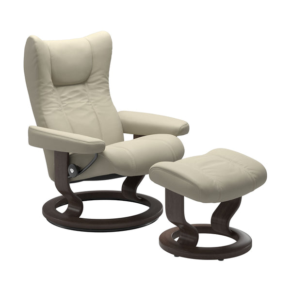 Stressless Wing Classic Chair & Ottoman | Ekornes | Tacoma