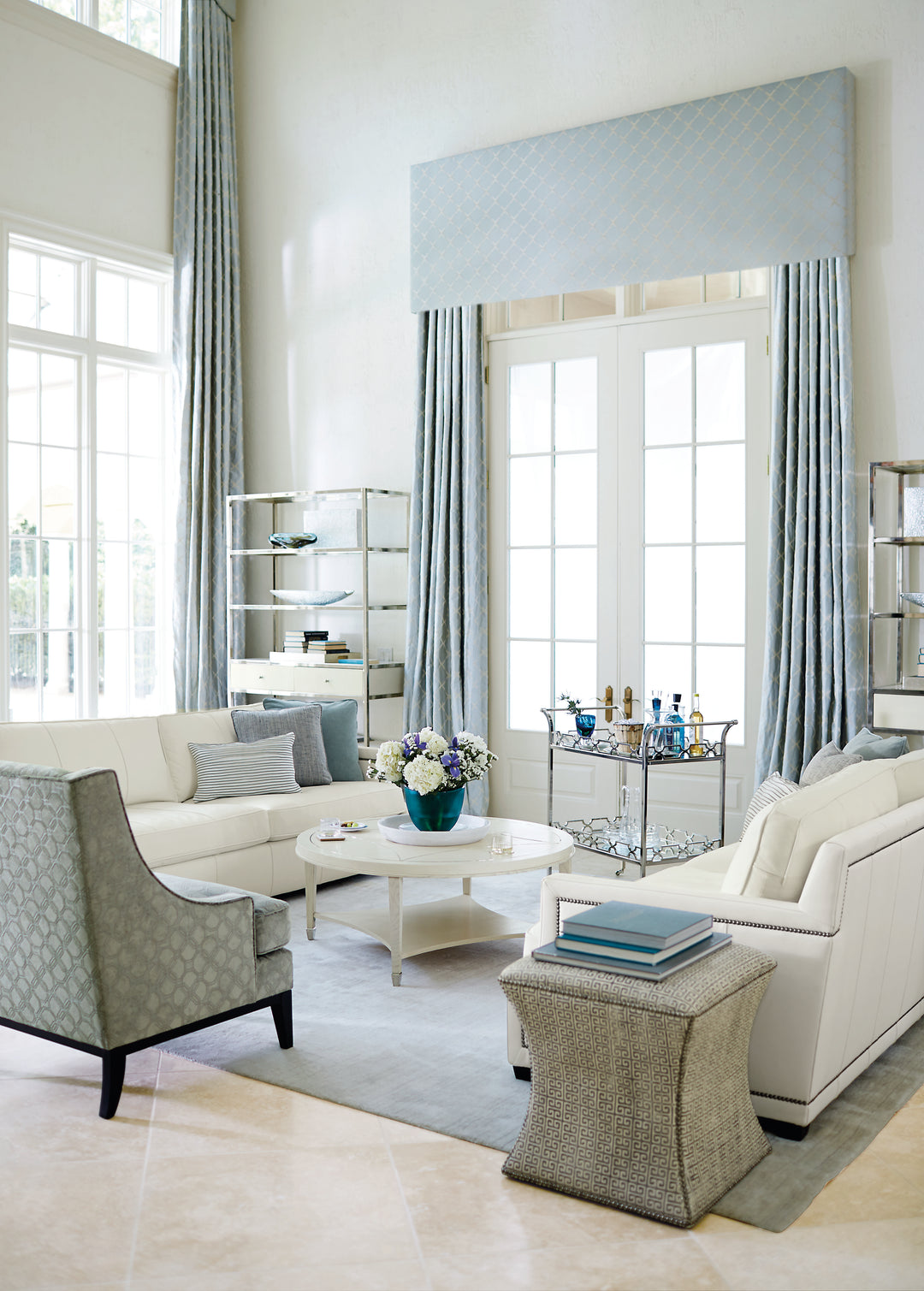 Roscoe Fabric Ottoman Living Room Bernhardt