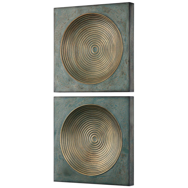 Sybil Metal Wall Décor, Set of 2 Accessories Uttermost   