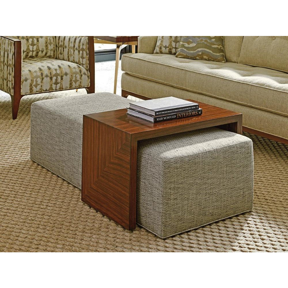 Broadway Cocktail Ottoman with Slide Living Room Lexington   