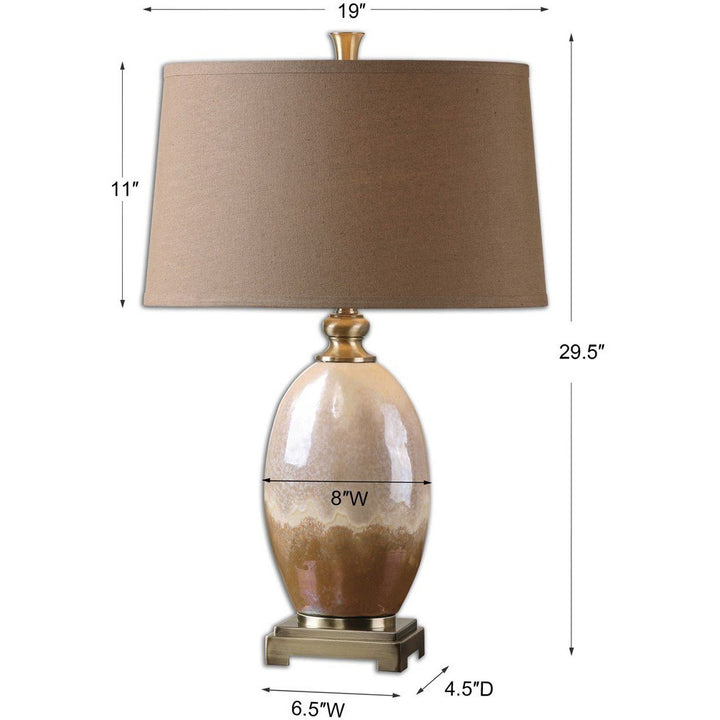 Eadric Ceramic Table Lamp Accessories Uttermost   