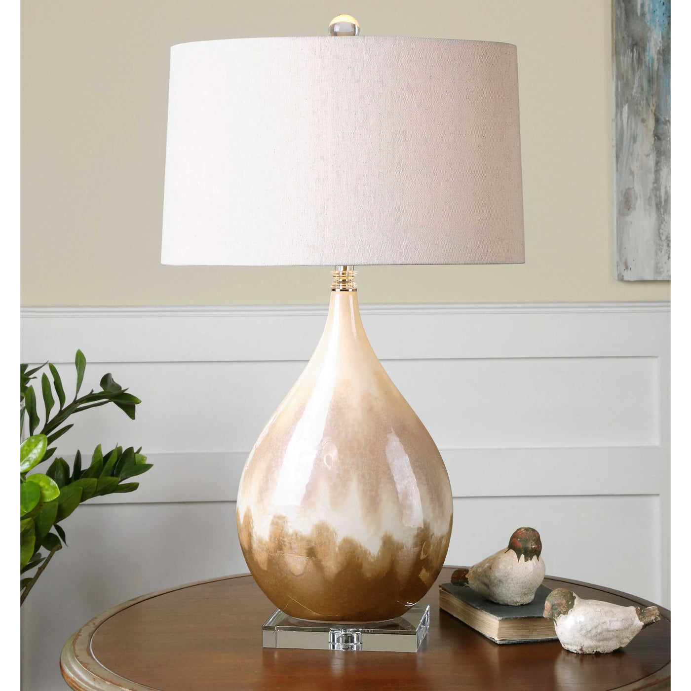 Flavian Glazed Ceramic Lamp 