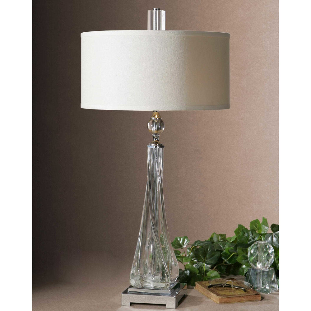 Grancona Twisted Glass Table Lamp Accessories Uttermost   