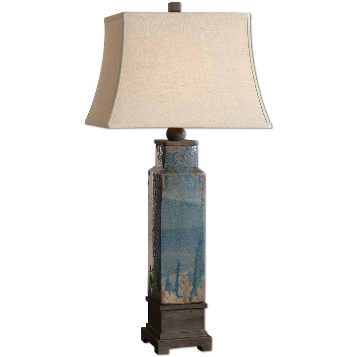 Soprana Blue Table Lamp Accessories Uttermost   