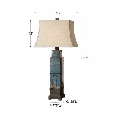 Soprana Blue Table Lamp 