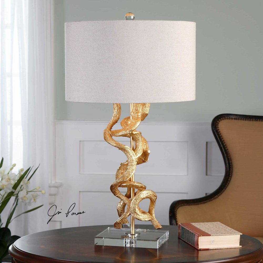Twisted Vines Gold Table Lamp Accessories Uttermost   