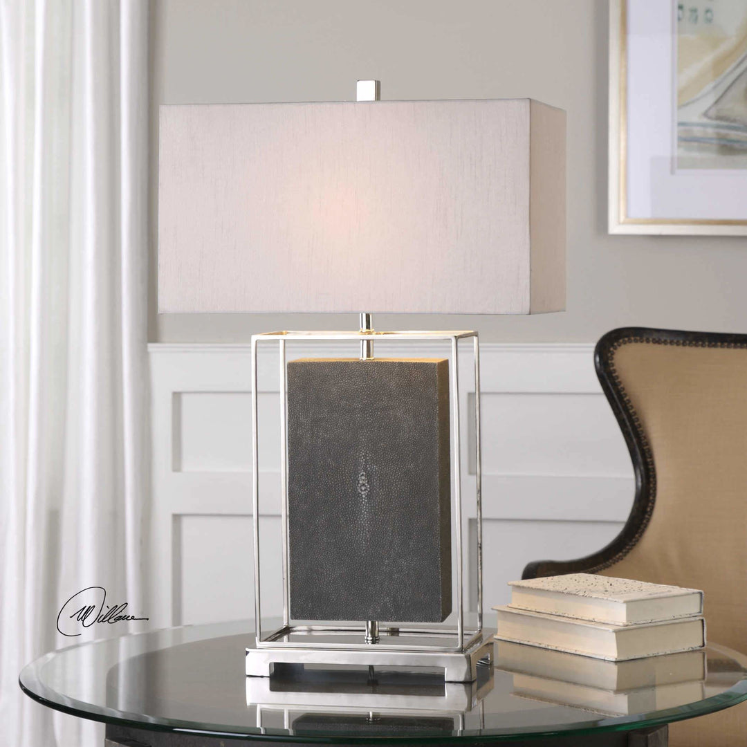 Sakana Gray Textured Table Lamp Accessories Uttermost   