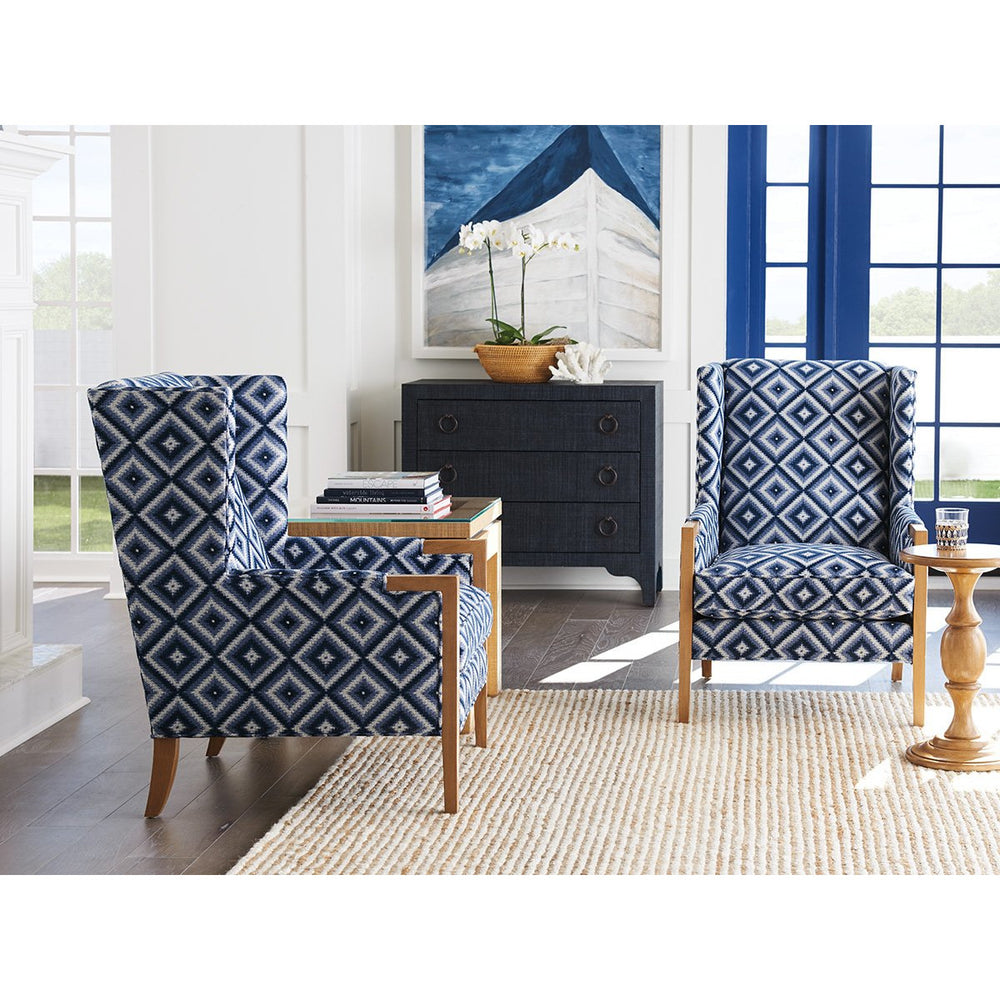 Stratton Wing Chair Living Room Barclay Butera   