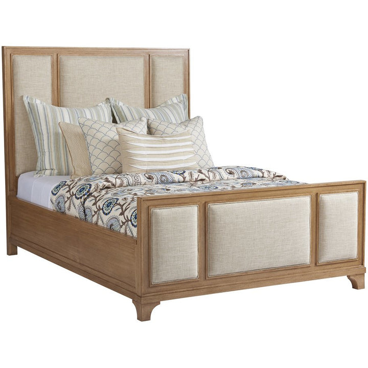 Newport Crystal Cove Upholstered Panel Bed Bedroom Barclay Butera   