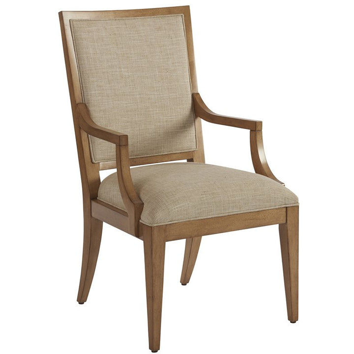 Newport Eastbluff Upholstered Arm Chair Dining Room Barclay Butera   