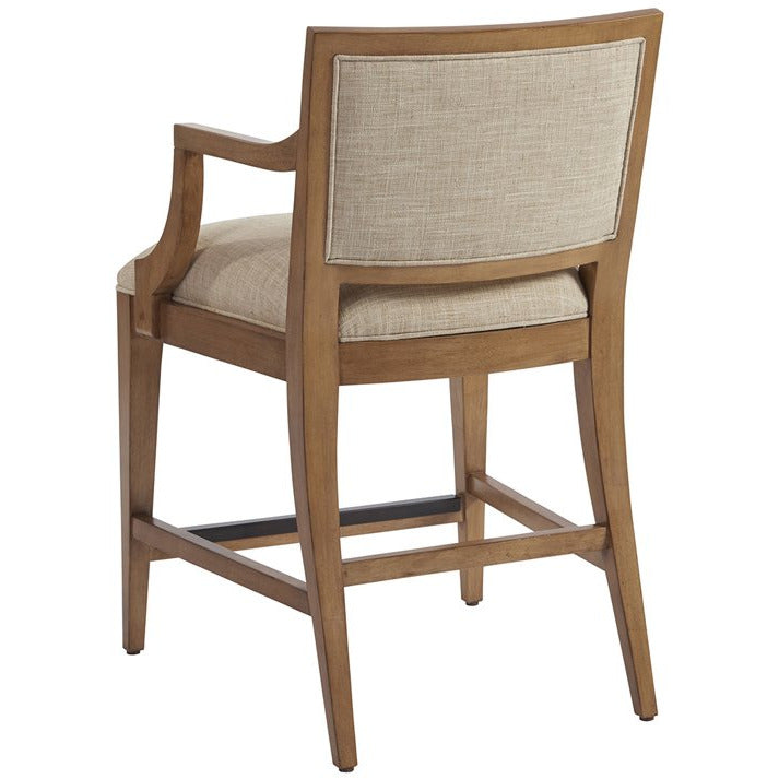 Newport Eastbluff Upholstered Counter Stool Dining Room Barclay Butera   