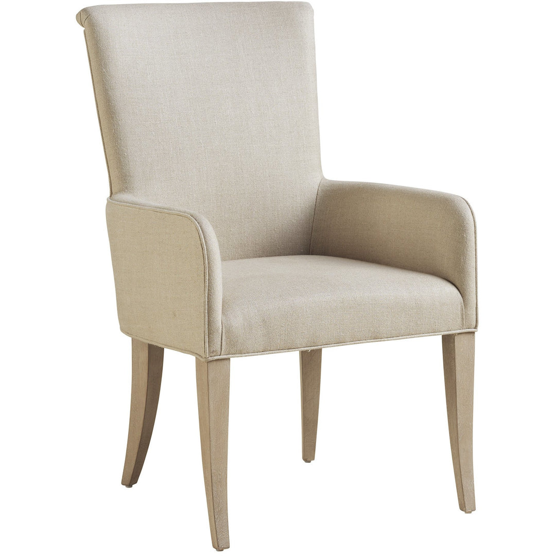 Malibu Serra Upholstered Arm Chair Dining Room Barclay Butera   