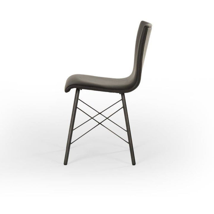 Diaw Dining Chair, Distressed Black 