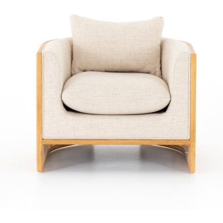 June Chair, Natural Oak Living Room Four Hands   