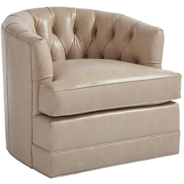 Cliffhaven Leather Swivel Chair 