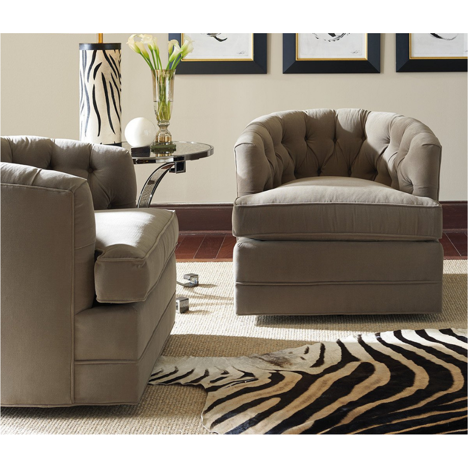 Cliffhaven Swivel Chair Living Room Barclay Butera   