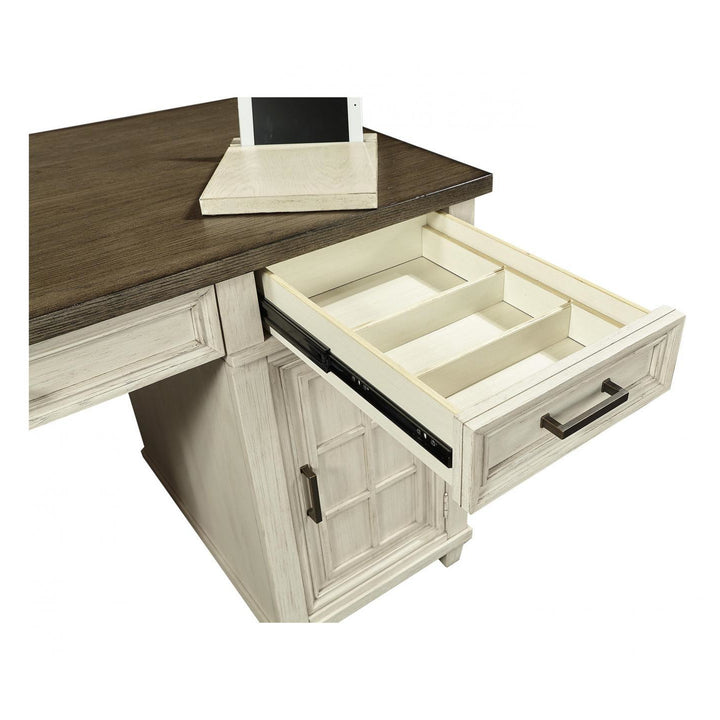 Caraway Aged Ivory Crafting Desk 