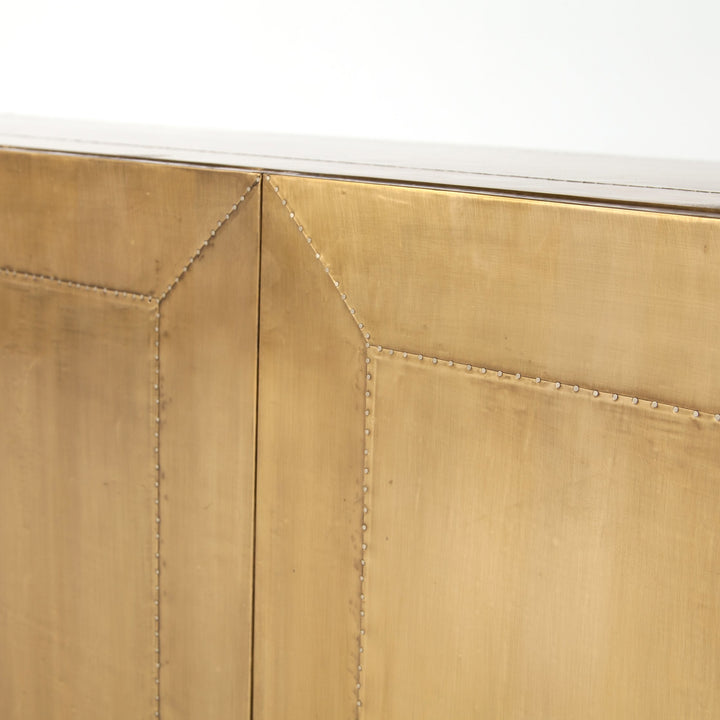 Freda Sideboard, Aged Brass Dining Room Four Hands   