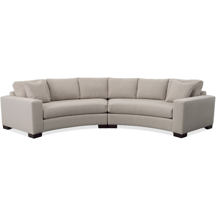 Kylie Curved Sectional Living Room Precedent   