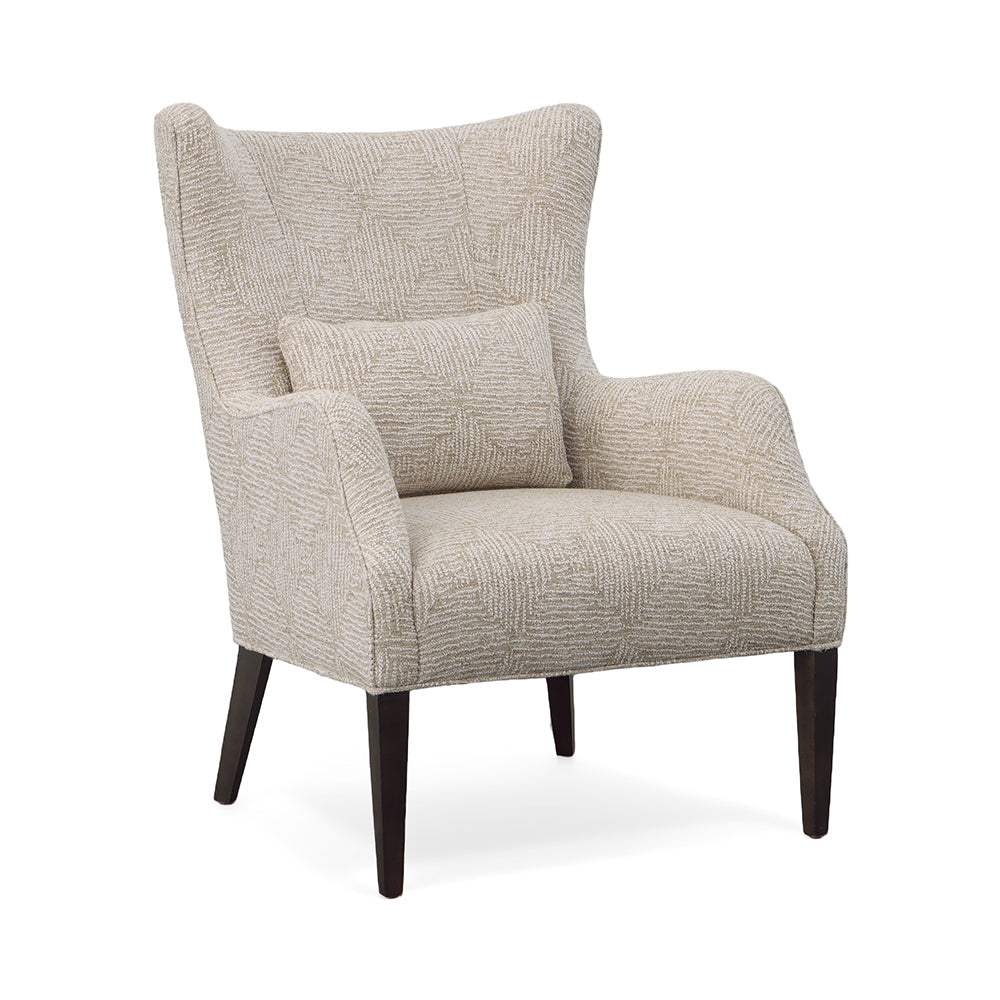 Natalie Wingback Chair Living Room Precedent   
