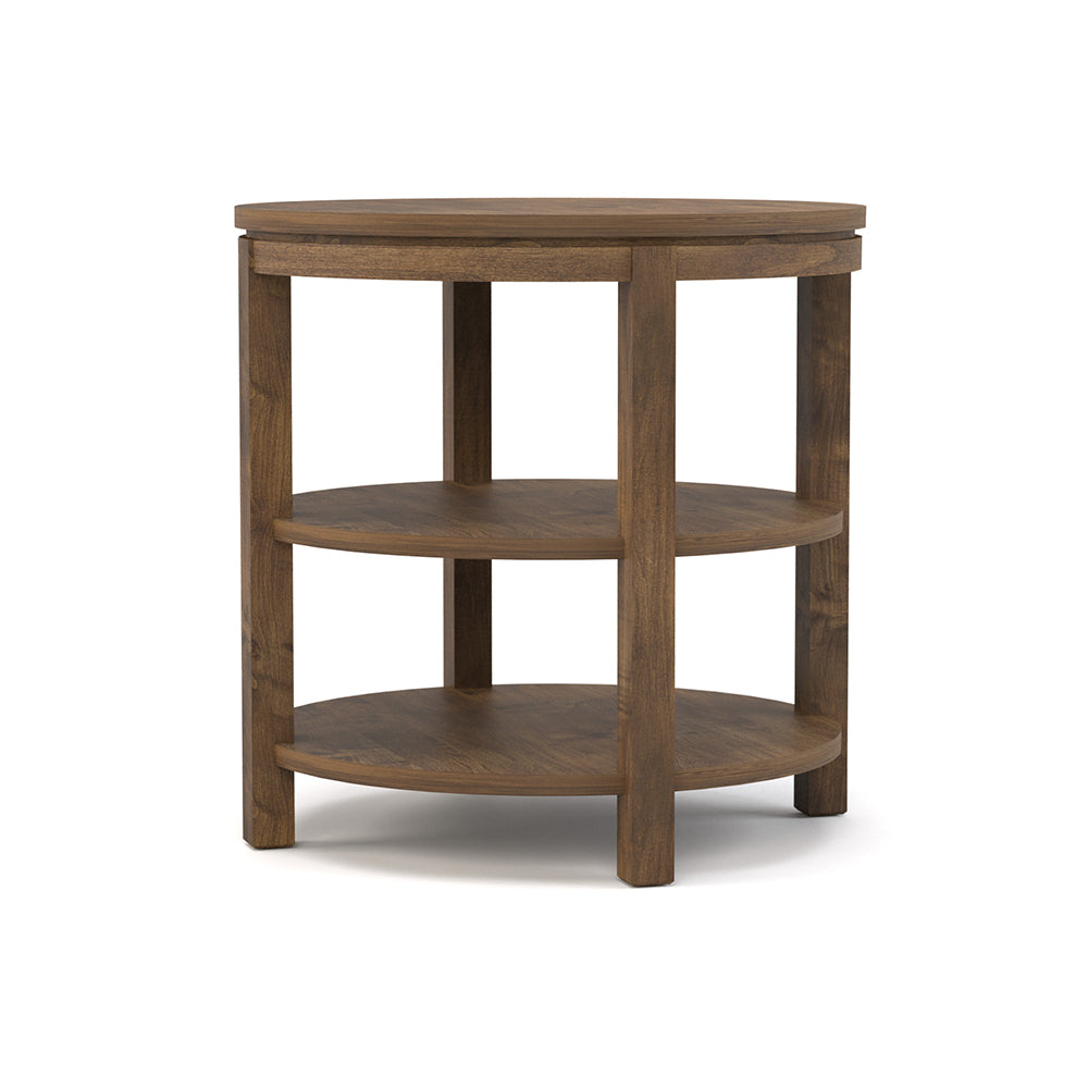 Origins Dwyer Round End Table Living Room Stickley   
