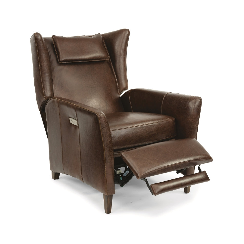 Oswald leather power reclining sofa