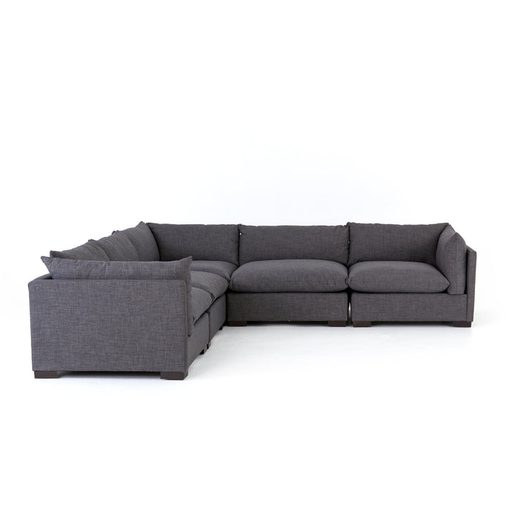 Westwood 5-Piece Sectional, Charcoal Living Room Four Hands   