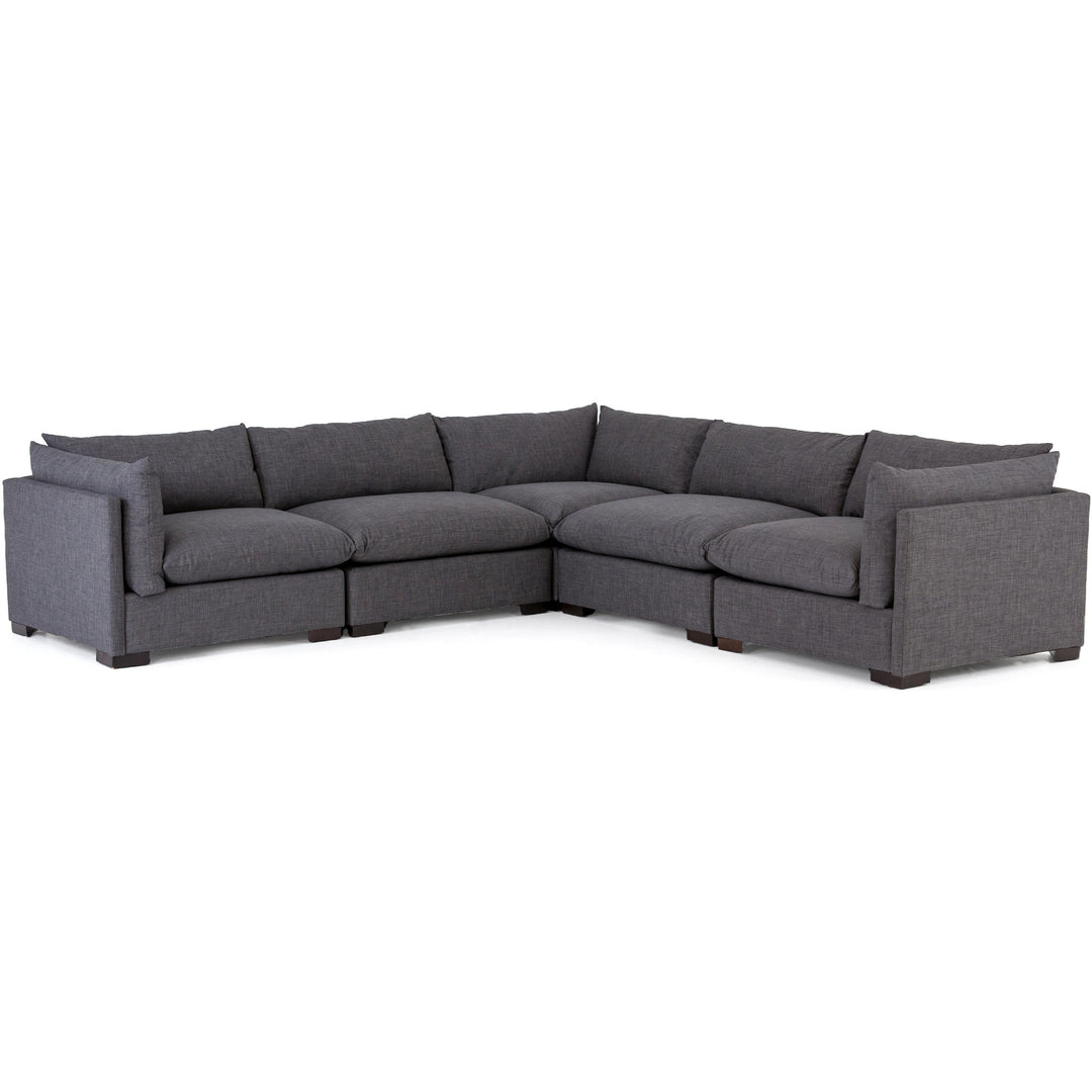 Westwood 5-Piece Sectional, Charcoal Living Room Four Hands Default Title  