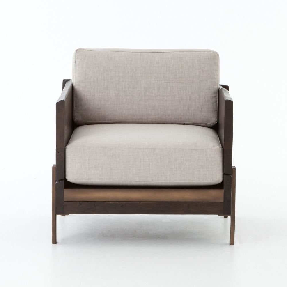 Woodrow Armchair, Dark Alder Living Room Four Hands   