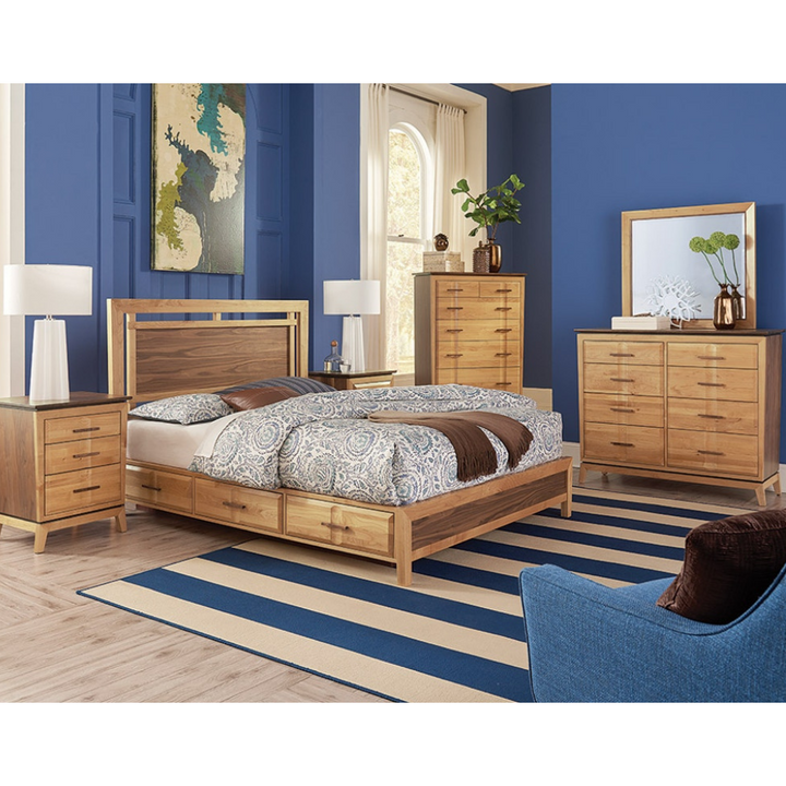 Addison Queen Bed Bedroom Whittier Wood   