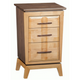 Addison Small 3 Drawer Nightstand Bedroom Whittier Wood   
