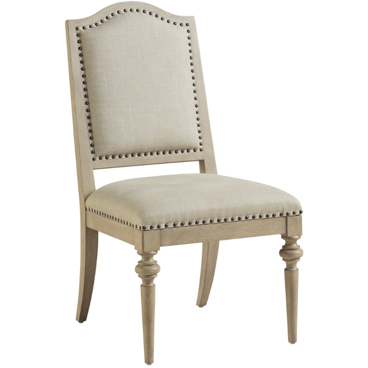 Malibu Aidan Upholstered Side Chair Dining Room Barclay Butera   