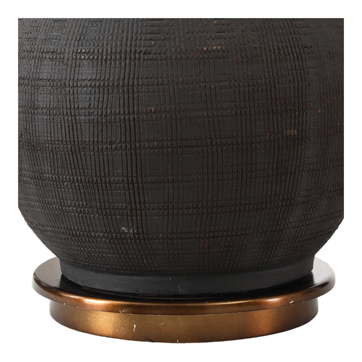 Arnav Textured Black Lamp Accessories Uttermost   