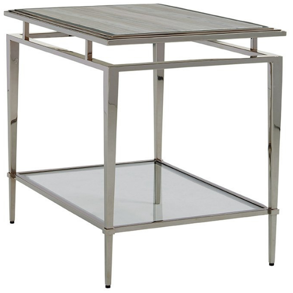 Ariana Athene Stainless End Table Living Room Lexington