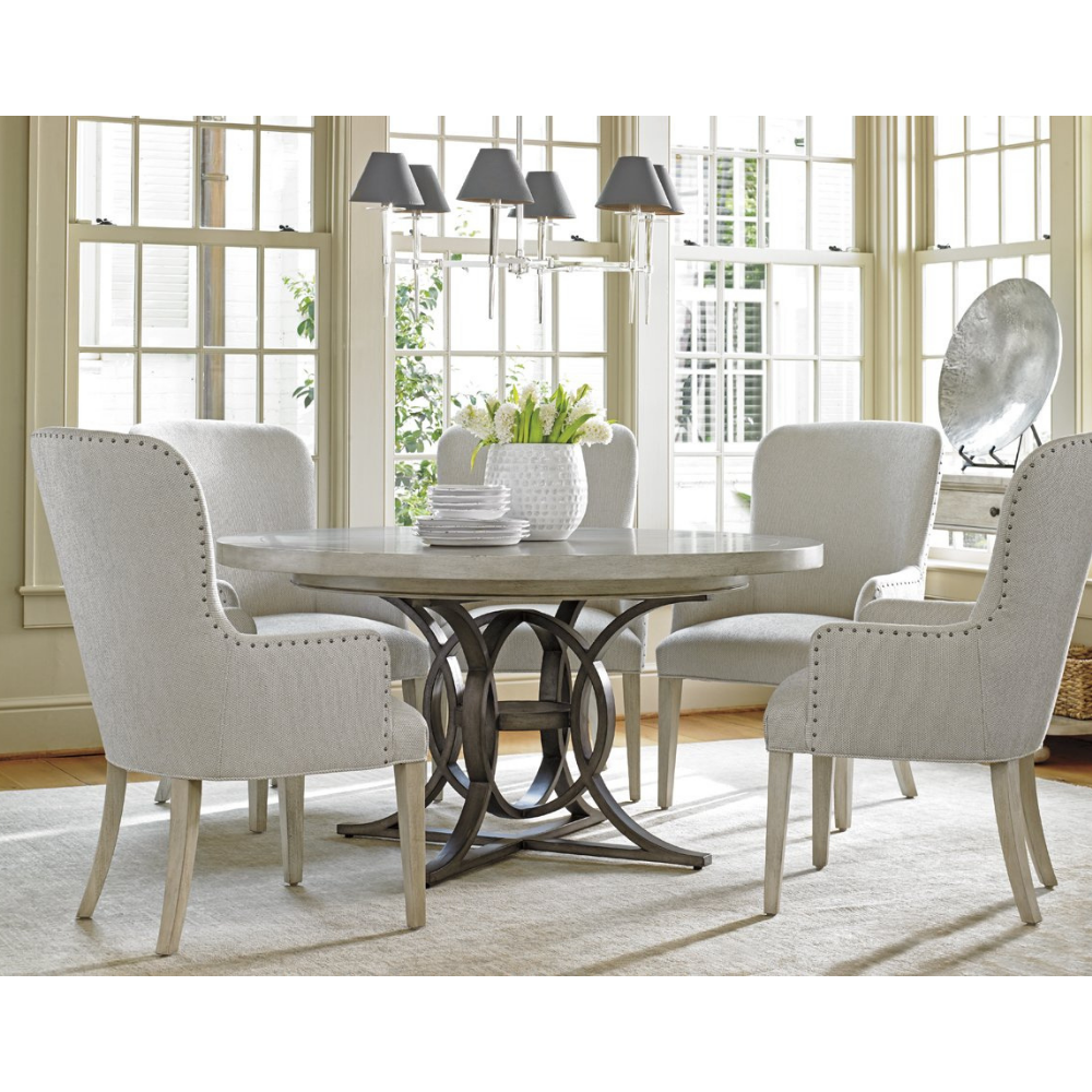 Oyster Bay Baxter Upholstered Arm Chair Dining Room Lexington   