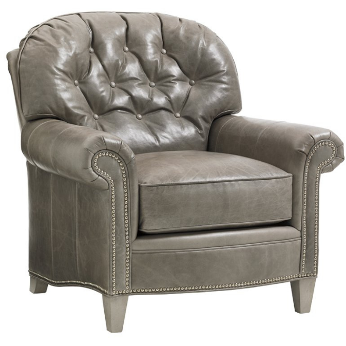 Oyster Bay Bayville Leather Chair 