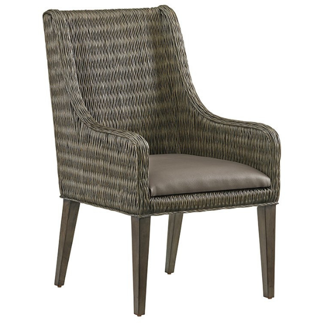 Cypress Point Brandon Woven Arm Chair Dining Room Tommy Bahama Home   