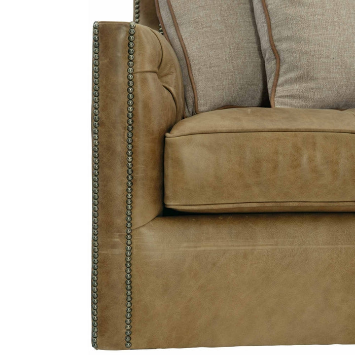 Candace Leather Sofa 