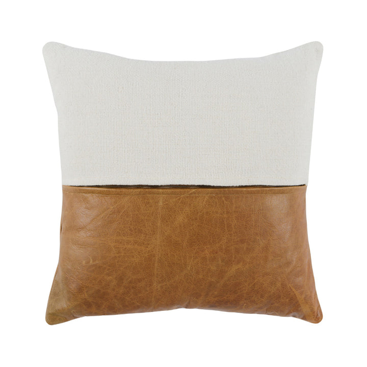 Canyon Ivory/Chestnut 20" Pillow, Set of 2 