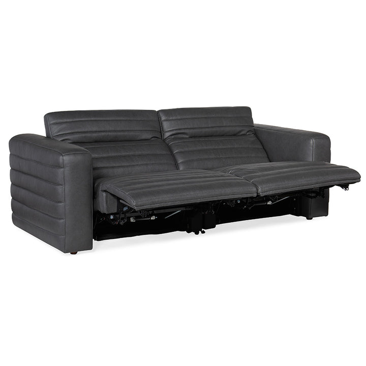 Chatelain Power Sofa w/ Power Headrest Living Room Hooker Furniture   