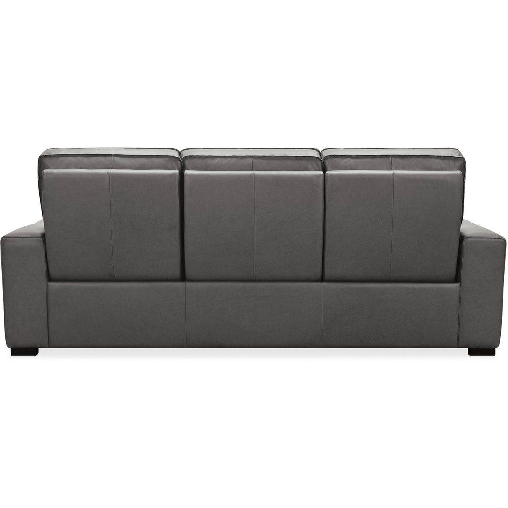 Braeburn Leather Reclining Sofa Living Room Hooker Furniture   