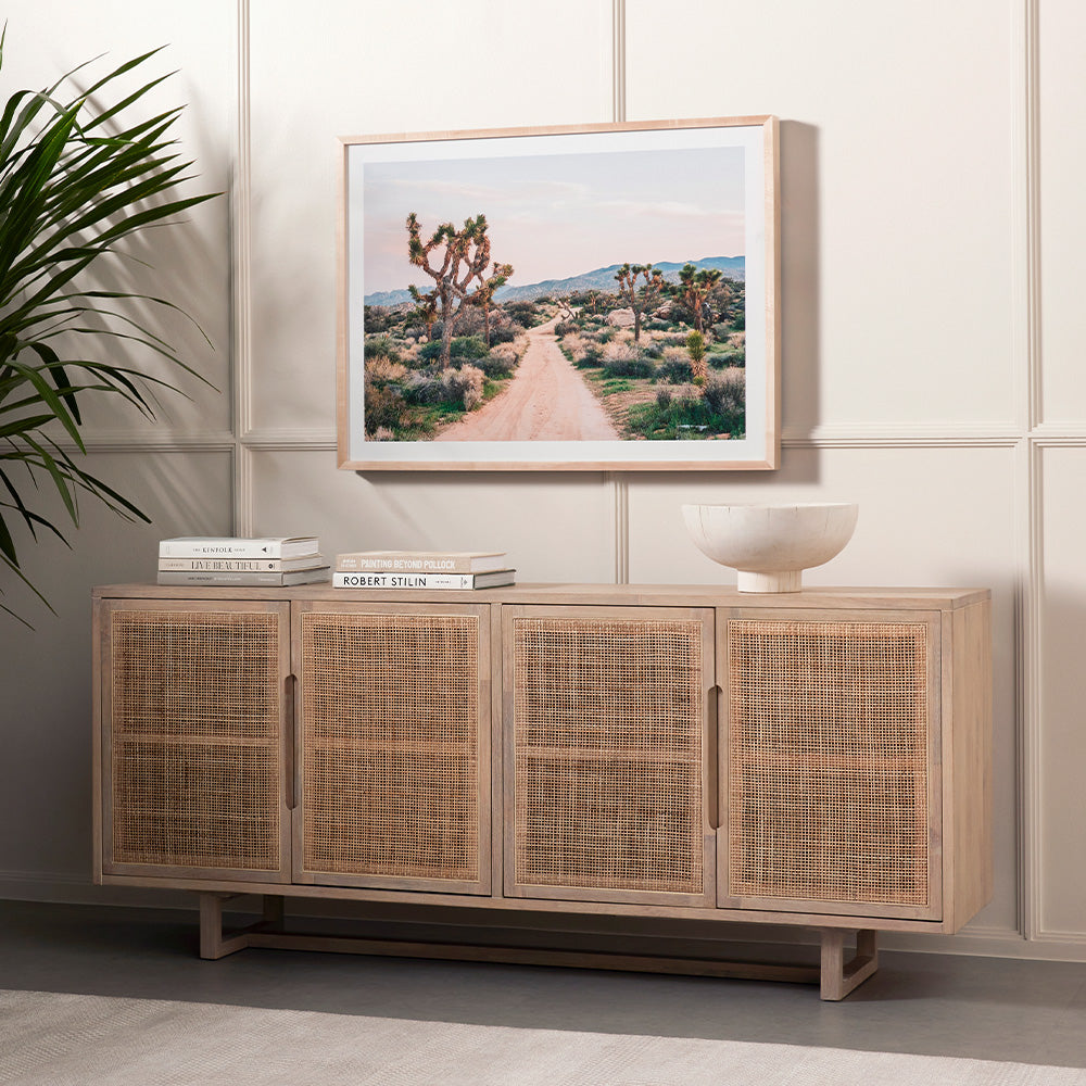 Clarita Sideboard, White Wash Mango Dining Room Four Hands   