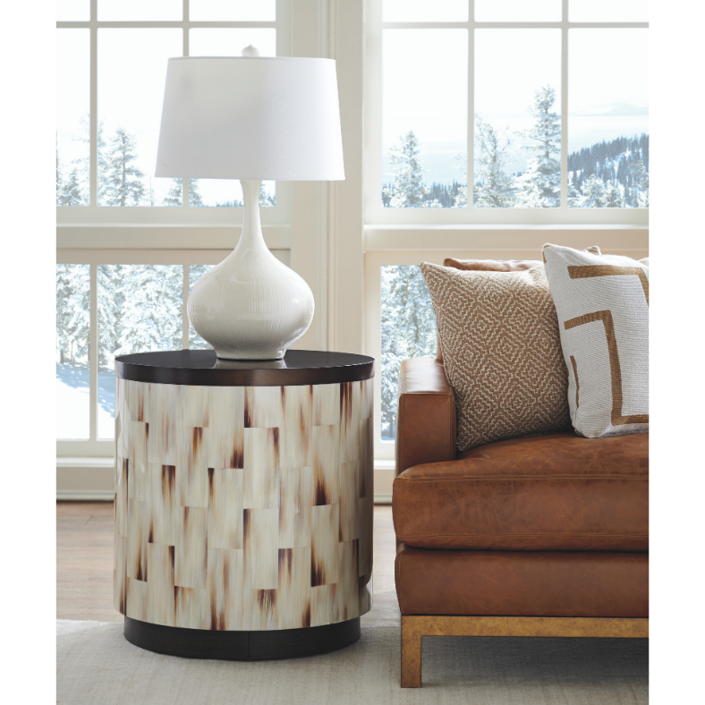 Park City Crescent Commode End Table Living Room Barclay Butera   
