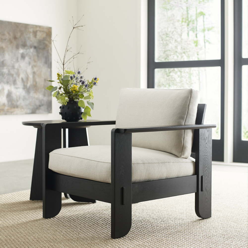 Portfolio120 Dearborn Wood-Frame Lounge Chair 