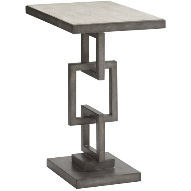 Oyster Bay Deerwood Rectangular Side Table Living Room Lexington