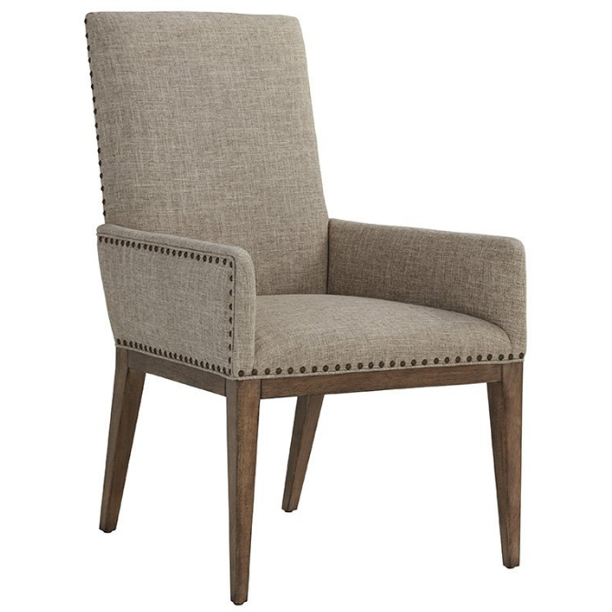 Cypress Point Devereaux Upholstered Arm Chair Dining Room Tommy Bahama Home   