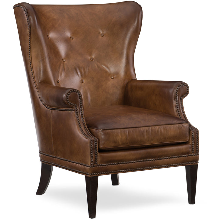 Maya Wing Club Chair Living Room Hooker Furniture   